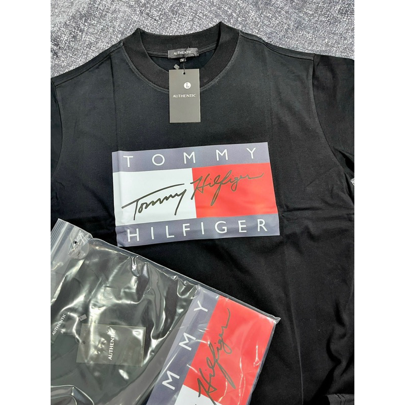 Áo Thun T.My Hilfiger Cotton 100% Dày Dặn Đủ Tag