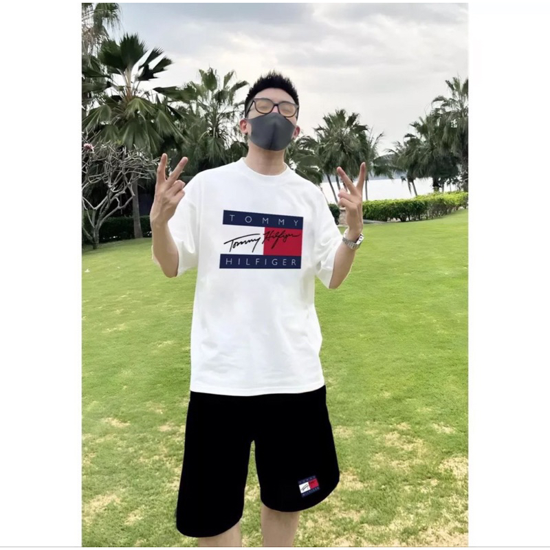 Áo Thun T.My Hilfiger Cotton 100% Dày Dặn Đủ Tag