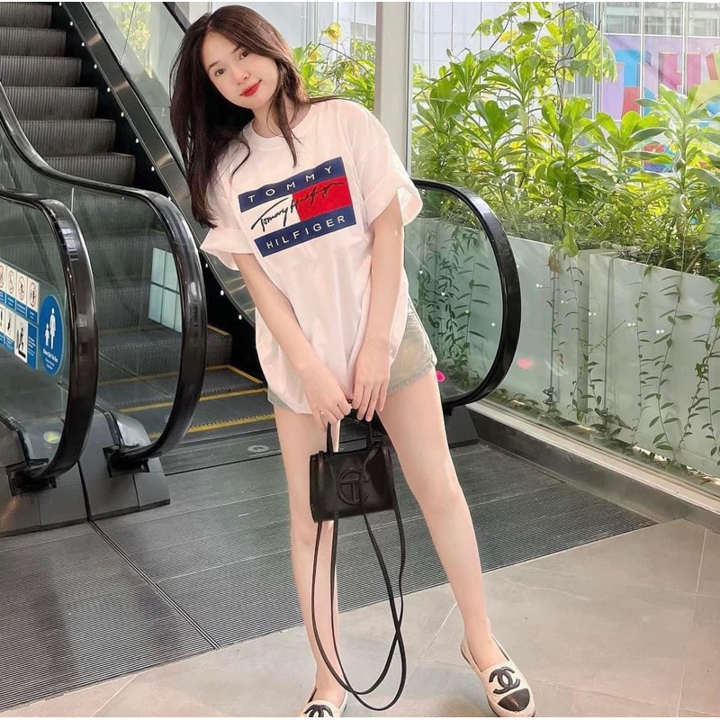 Áo Thun T.My Hilfiger Cotton 100% Dày Dặn Đủ Tag