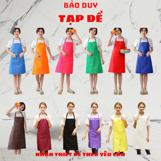 Tạp Dề cao cấp Bảo Duy cho nhân viên pha chế , nhân viên phục vụ ,đầu bếp ,Nail ,Salon Tóc, Spa - DÁNG DÀI