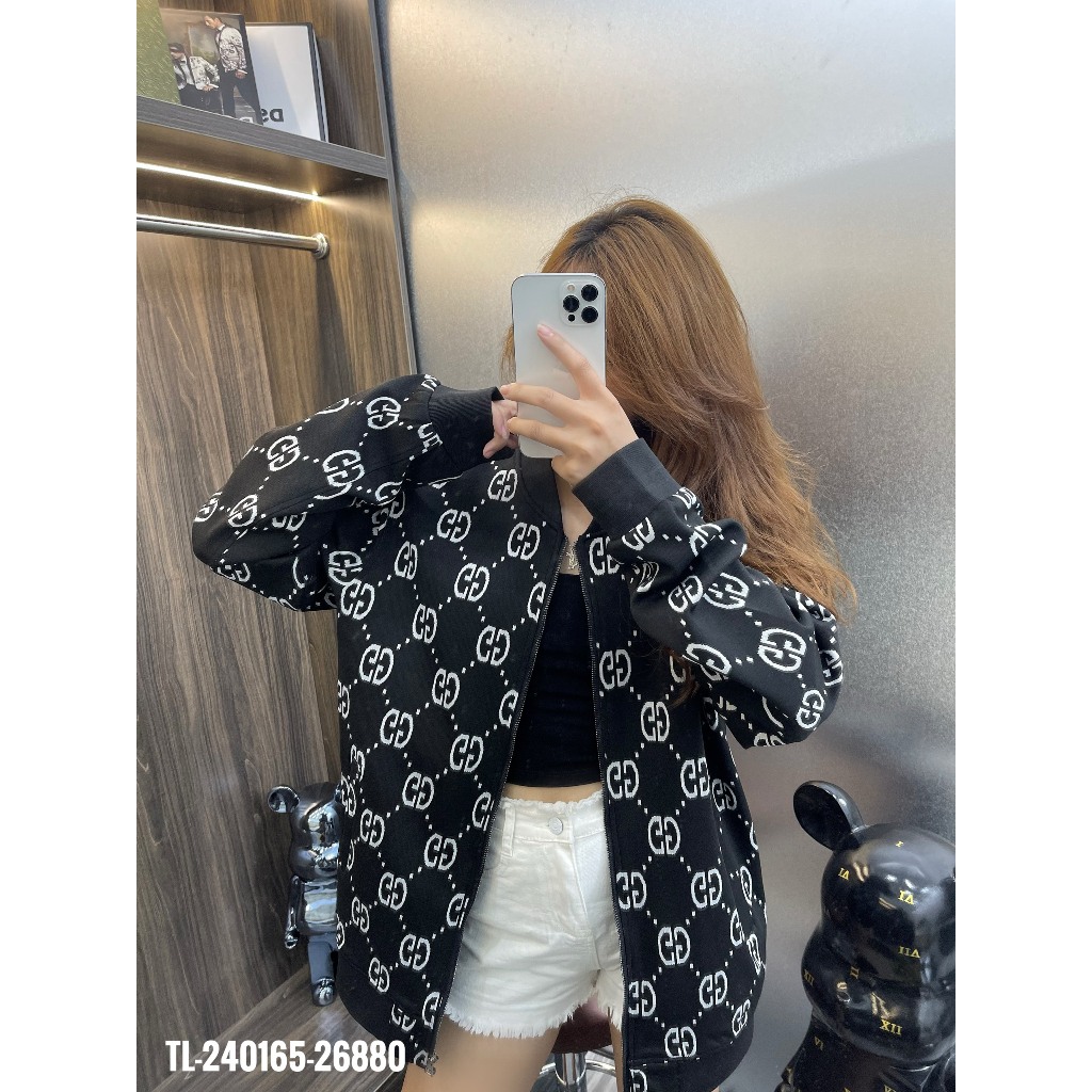 Áo khoác bomber TOMMY hoạ tiết kẻ thêu viền chữ siêu đẹp hàng siêu cấp hot trend 2023