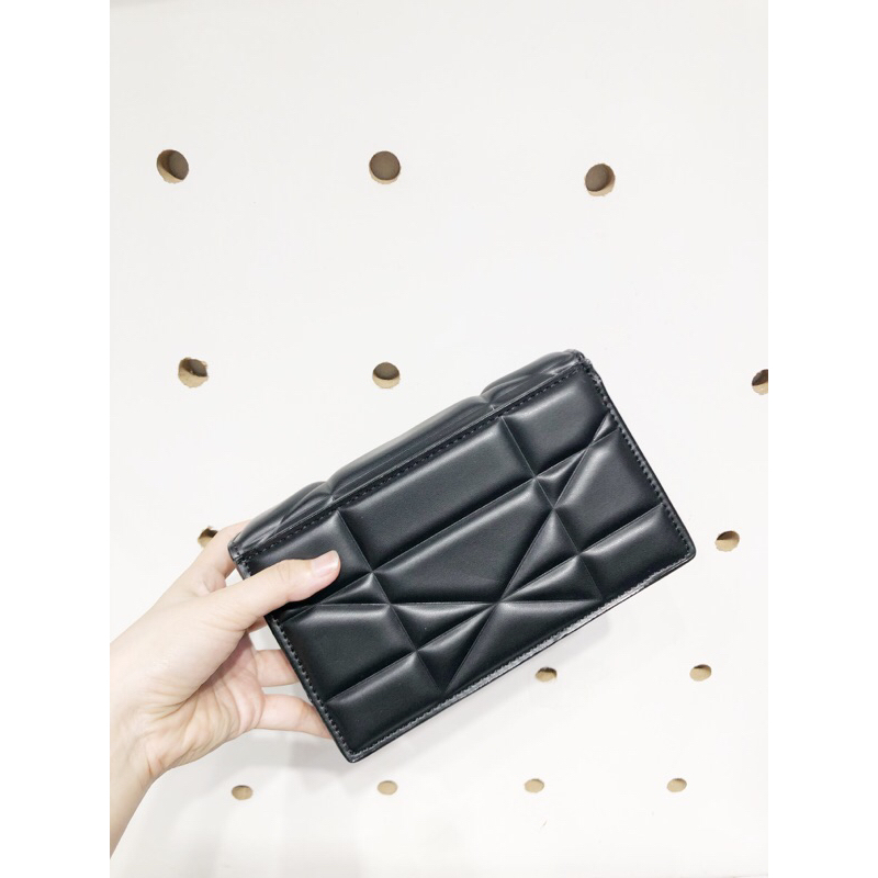 CNK533-Túi xách cầm tay đeo chéo khoá kim loại