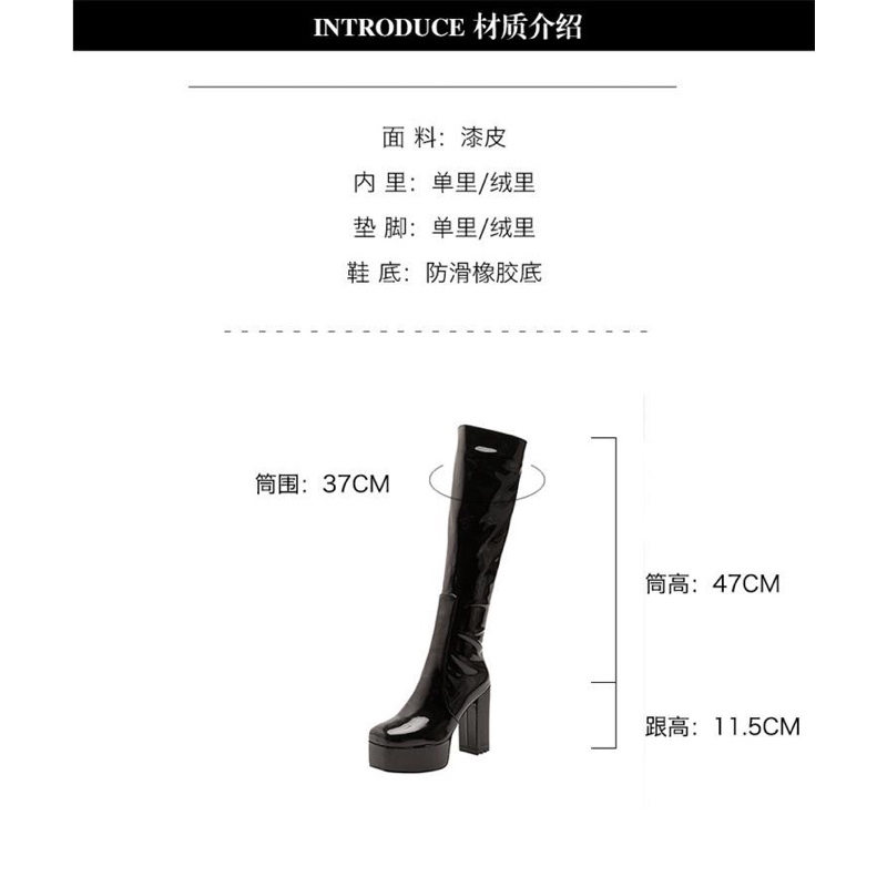 SẴN 39T BOOT DA BÓNG 12CM CÓ KHOÁ KÉO FULL LÓT LÔNG GÓT TRỤ QUẢNG CHÂU CECE.STORE BĐ12VL
