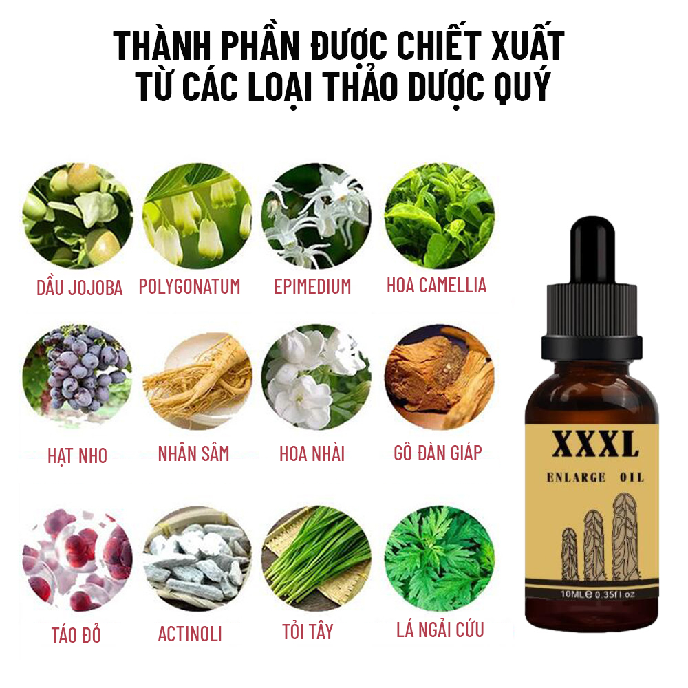 Tinh Dầu XXXL TONISABERY Tăng Kích Thước Cậu Nhỏ Trong 15 Ngày, To Dài Và Cứng Hơn