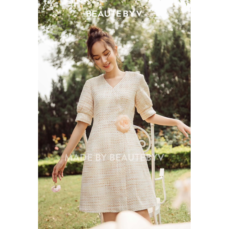 [PASS] Váy dạ tweed thiết kế đi tiệc Beaute By V pass cá nhân