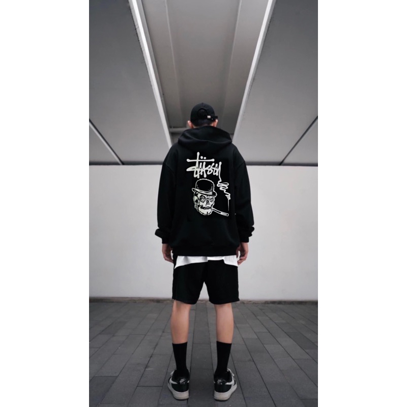 Áo Hoodie Stussy Smoke cool cực ngầu cao cấp, áo nỉ mùa đông đường phố cá tính, dày dặn