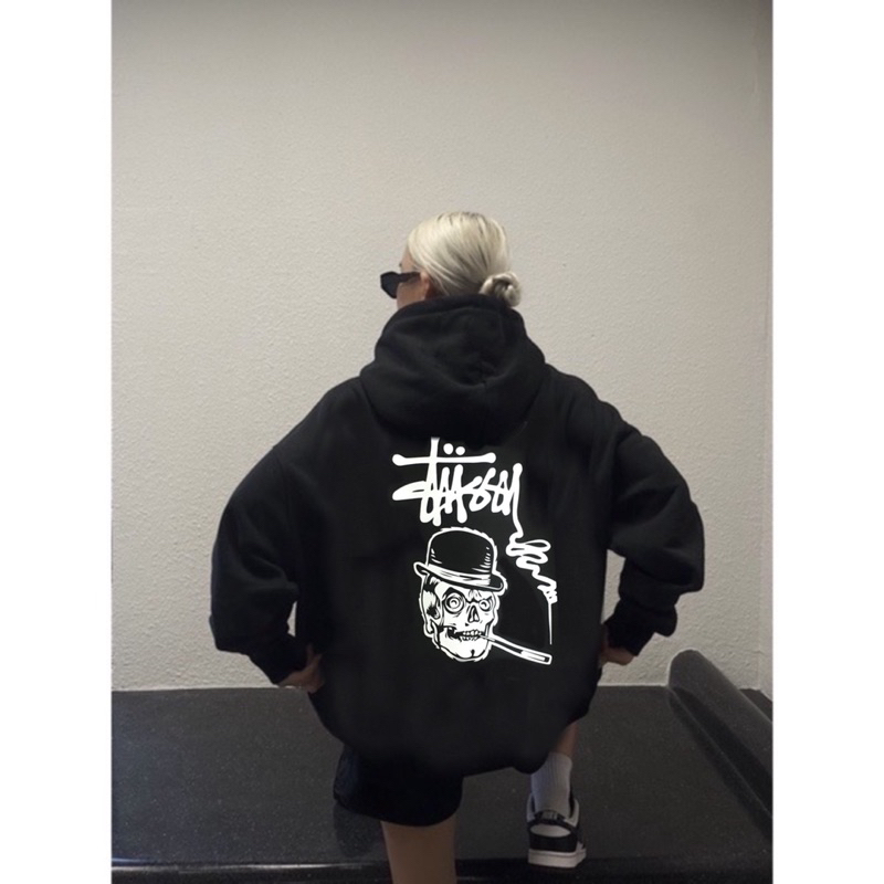 Áo Hoodie Stussy Smoke cool cực ngầu cao cấp, áo nỉ mùa đông đường phố cá tính, dày dặn