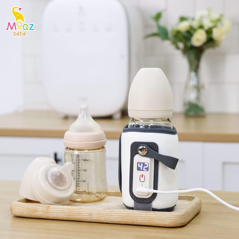 Hâm Sữa Di Động Moaz Bebe/Đai ủ bình sữa USB