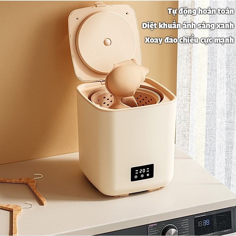 Máy giặt mini 12l  AutoWasher giặt đồ trắng đồ cho bé, tất, đồ lót