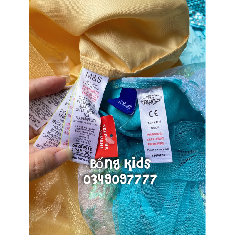 Váy Công Chúa Hoá Trang Bé Gái DN