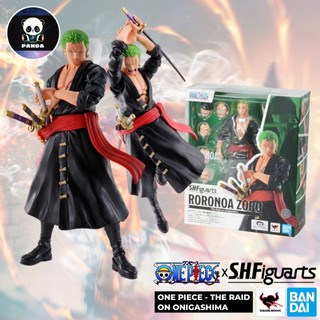 Hàng có sẵn - mô hình roronoa zoro shf đồ chơi chính hãng bandai shfiguarts the raid on onigashima one piece