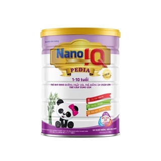 Sữa bột nano iq pedia 900g 1-10 tuổi đặt trị cho trẻ biếng ăn