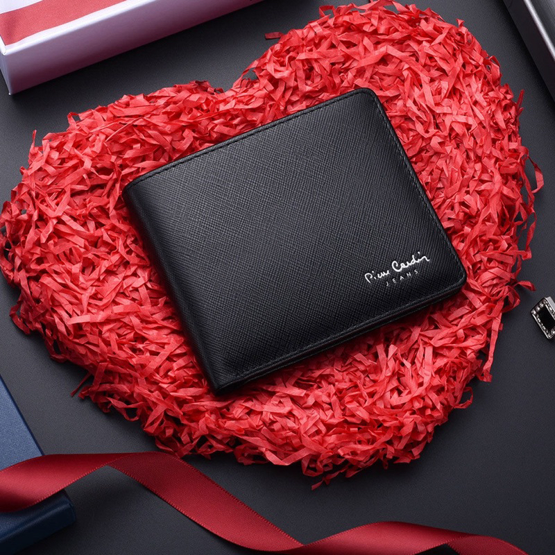 Combo thắt lưng nam và ví nam Pierre Cardin chính hãng da bò bền bỉ