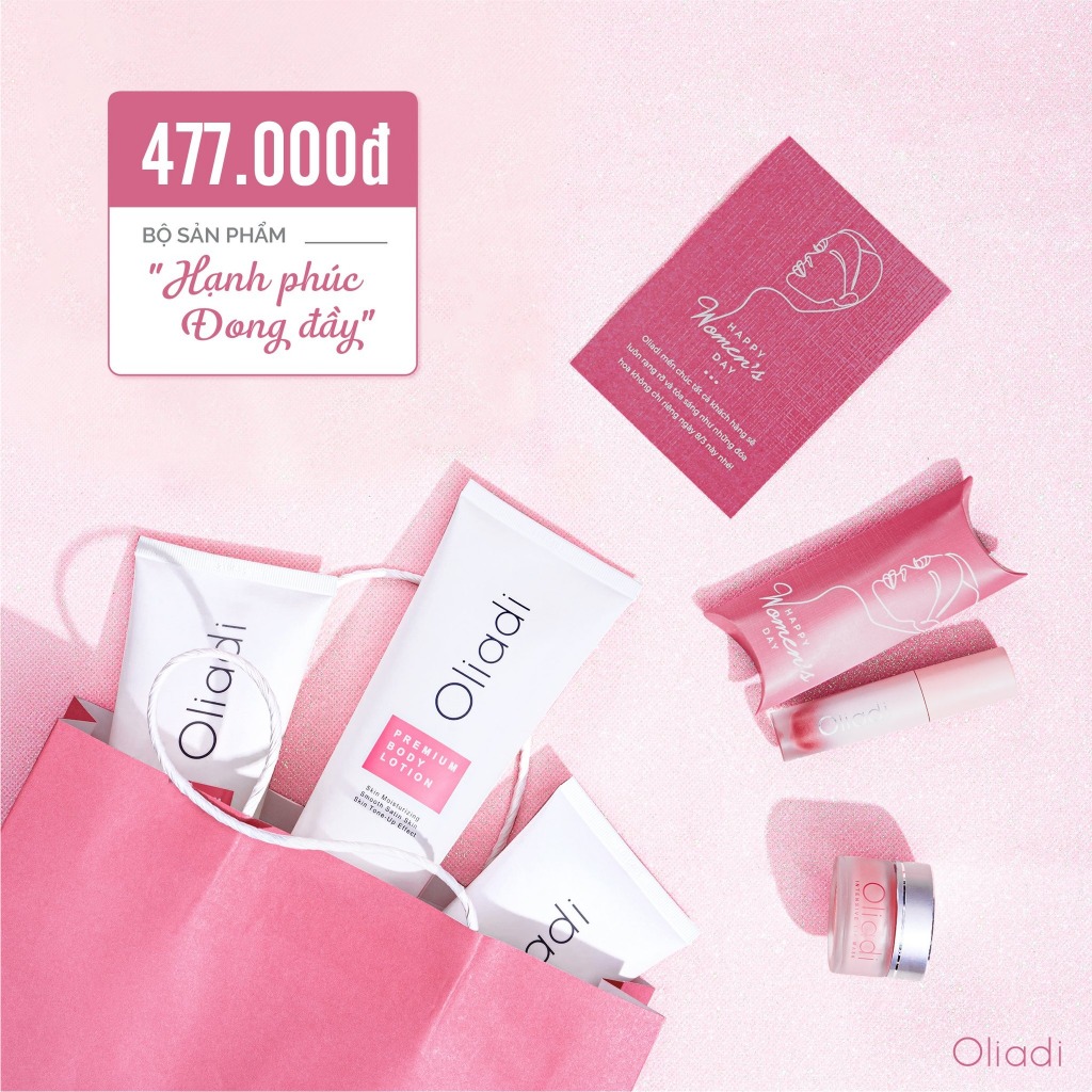 Túi giấy Oliadi đựng quà - Không kèm sản phẩm bên trong