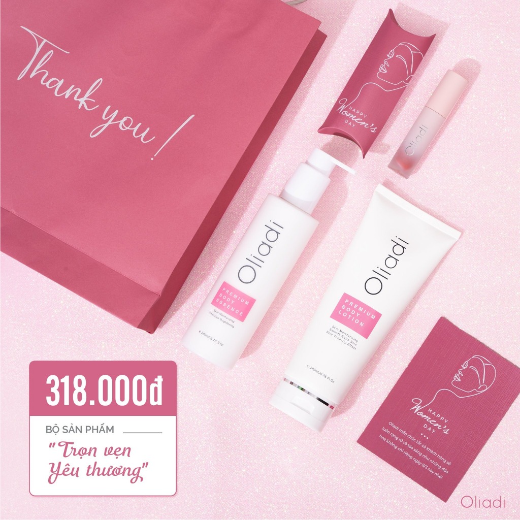 Túi giấy Oliadi đựng quà - Không kèm sản phẩm bên trong