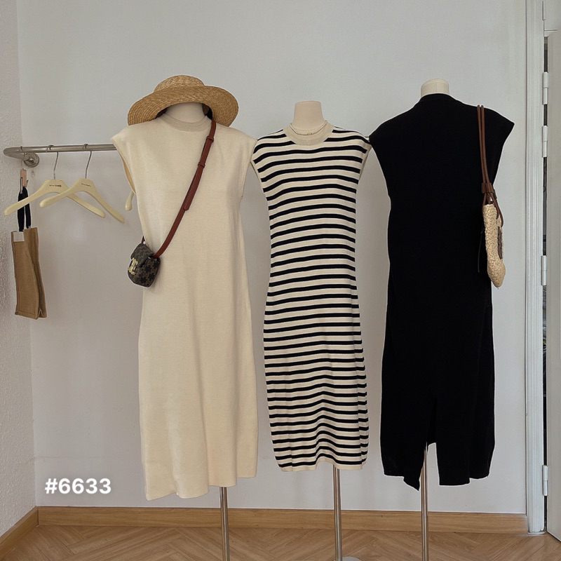 Váy len suông dài 3 màu nhàng  - Sarang Clothing