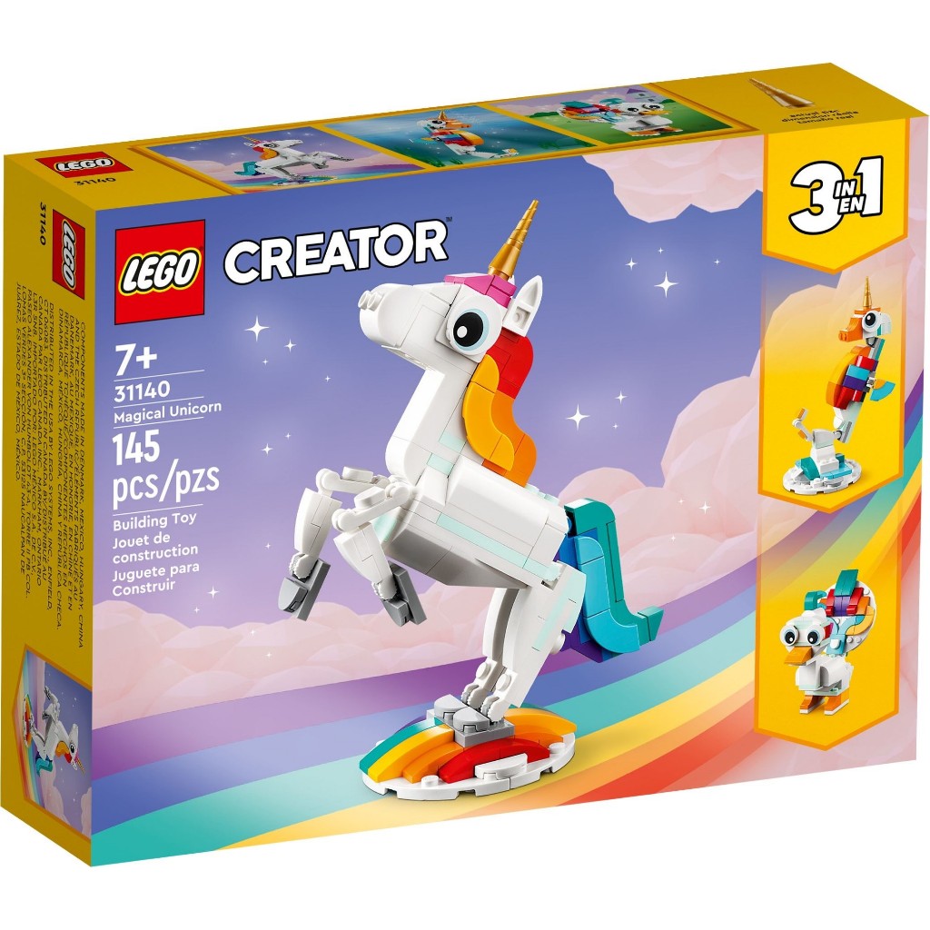 31140 LEGO CREATOR Kỳ Lân Sắc Màu 3 in 1