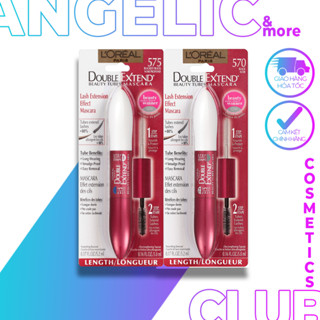Mascara Loreal, Mascara 2 Đầu L'oreal Double Extend Dưỡng Mi Làm Dài và Làm Cong Mi(WATERPROOF)