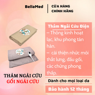 Thảm ngải cứu, gối ngải cứu sử dụng điện giúp giảm đau nhức xương khớp