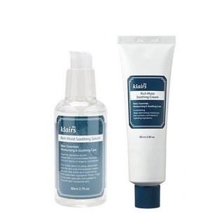 Combo tinh chất + kem dưỡng cấp ẩm klairs rich moist soothing