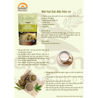 BỘT G.A-I D-ẦU HỮU CƠ/ H.EM.P PROTEIN