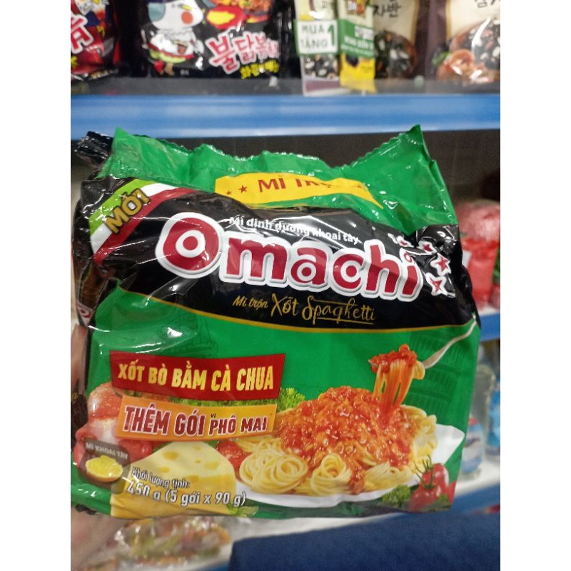 Bịch 5G mì trộn Spaghetti Omachi