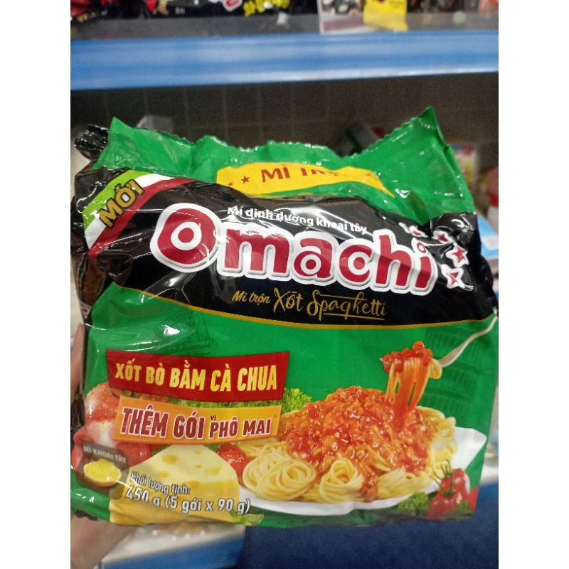 Bịch 5G mì trộn Spaghetti Omachi