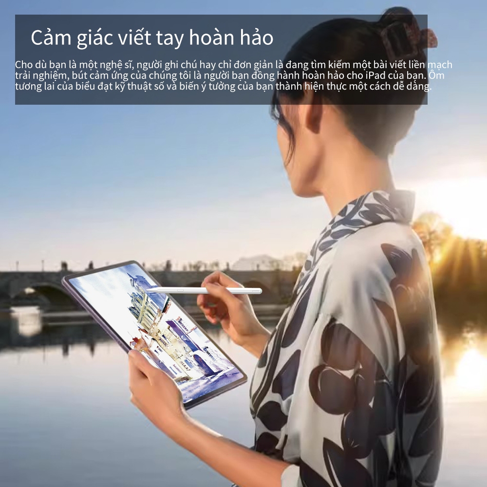 Bút cảm ứng GOOJODOQ GD13 Pro Mới Sạc Không Dây Thức dậy thông minh cho Ipad Air 4 Air 5 Pro 11 12.9 mini6 Gen 10th 9th