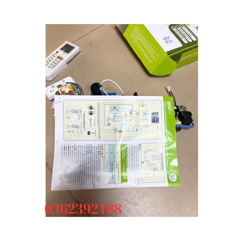 Vỉ mạch điều hòa inverter đa năng