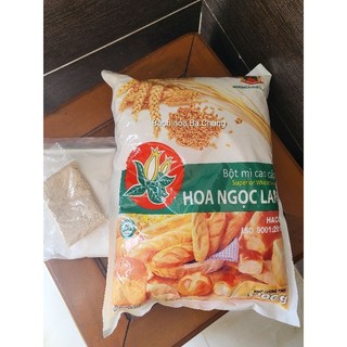 Combo 1kg bột làm bánh bao kèm gói men khô và bột nở 🌈 Bột mì đa dụng cao cấp