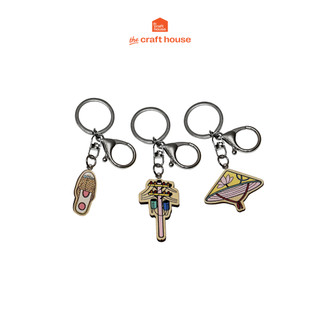 Móc khóa gỗ tick & pick thiết kế độc đáo