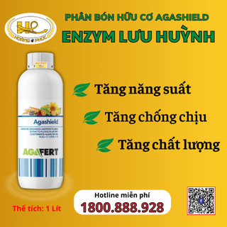 Phân bón hữu cơ sinh học agashield - enzym lưu huỳnh - 1l