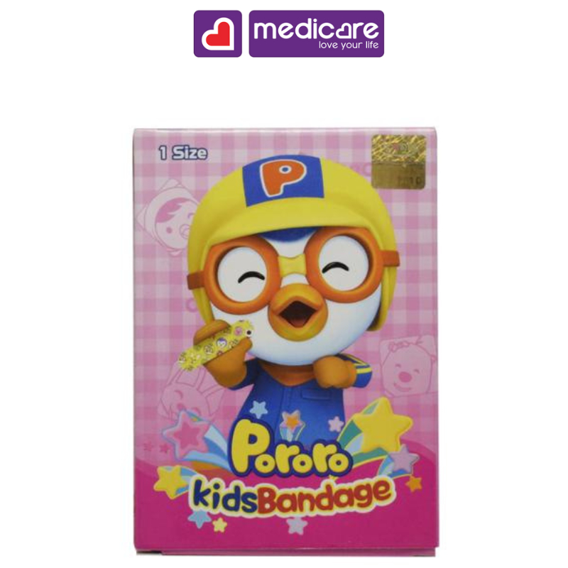 Băng cá nhân trẻ em PORORO 20 miếng