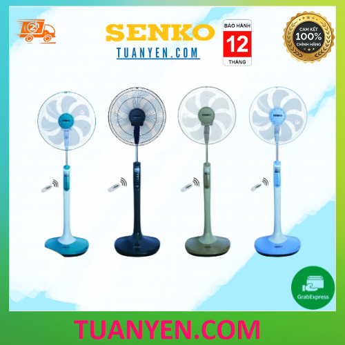 Quạt đứng điều khiển từ xa Senko DR1608 công suất 65W, có chức năng hẹn giờ - Hàng chính hãng - Bảo hành 2 năm