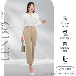 Quần công sở LENDO chất liệu twill silk co dãn cao cấp Q220613
