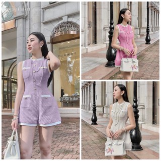 JUMPSUIT DẠ SHORT SÁT NÁCH (KÈM VIDEO HÌNH THẬT)