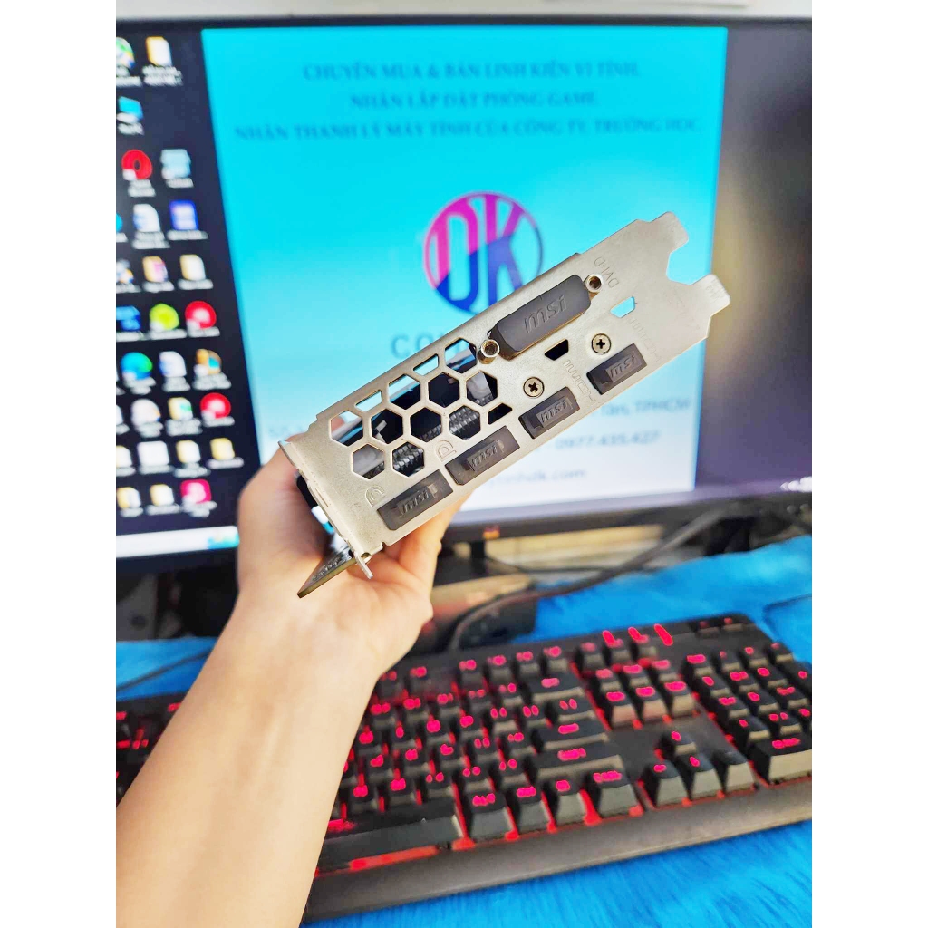 Card màn hình MSI AMOR RX 580 8G hàng đẹp