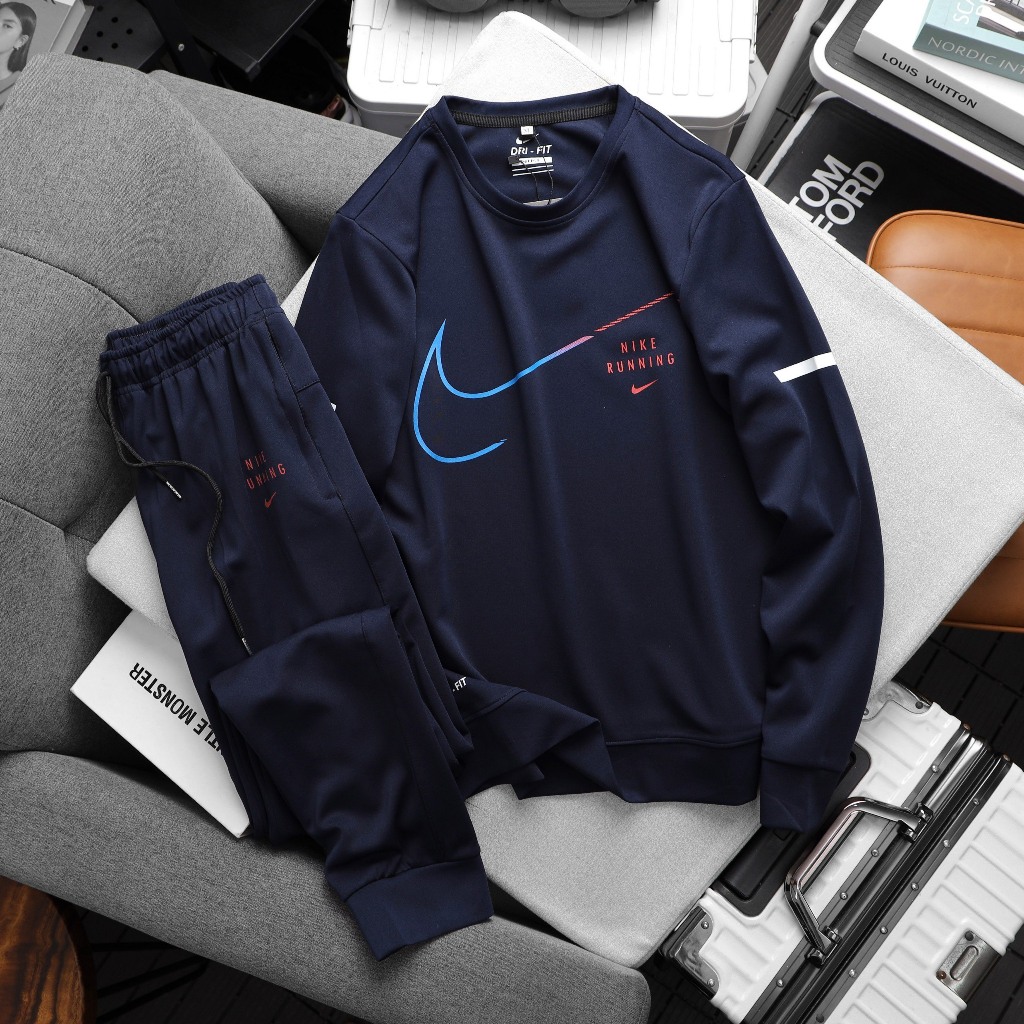 Bộ thể thao nam dài tay thu đông cao cấp, phong cách trẻ trung,co giãn 4 chiều, thấm hút mồ hôi - hàng chất lượng cao