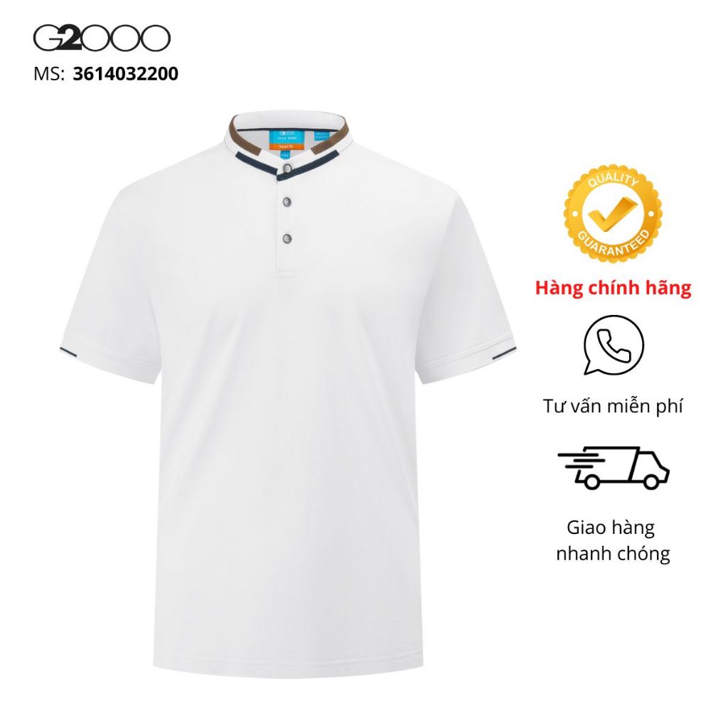 Áo Polo Nam Smart Fit G2000 (36140322-00/22/45/78) Tay Ngắn 4 Màu