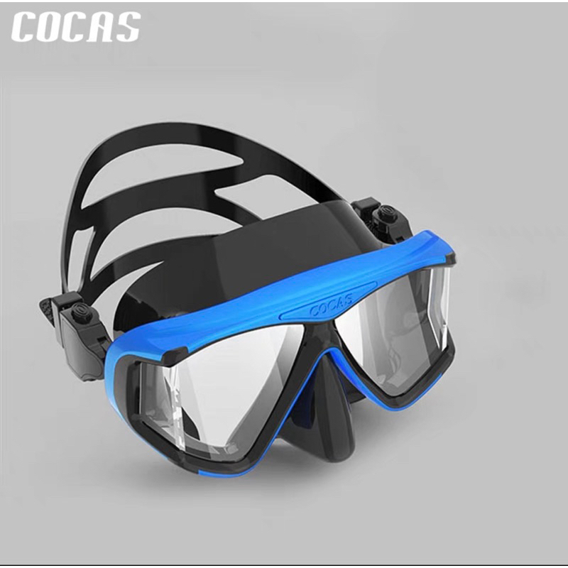 Kính lặn biển có độ cận Cocas từ 1.5 đến 9 độ snorkeling và lặn tự do Mermaid Tail Freediving