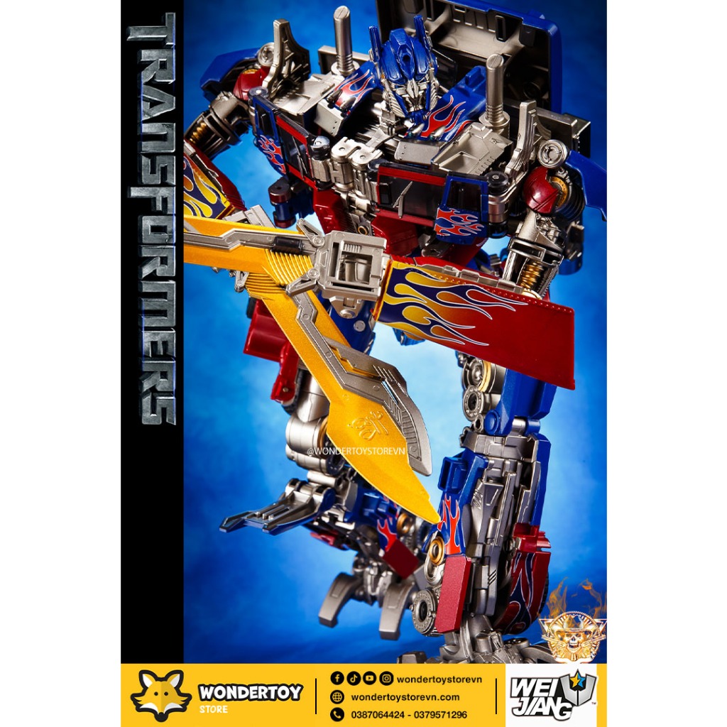 Mô hình Weijang Optimus Prime SS-05 Transformers Robot biến hình  - Weapon Kit