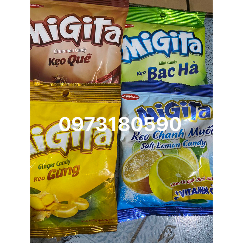 KẸO MIGITA 70Gr đủ vị( kẹo cứng)