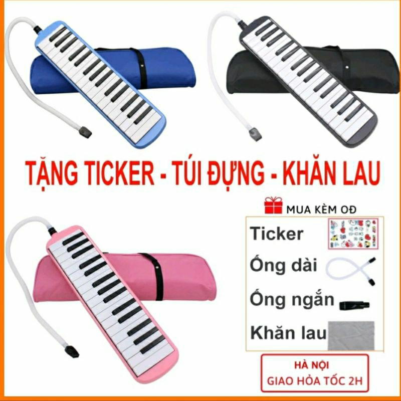 Kèn medolica 32 phím bấm chính hãng, kèm bao đựng chất lượng cao, bảo hành 12 tháng
