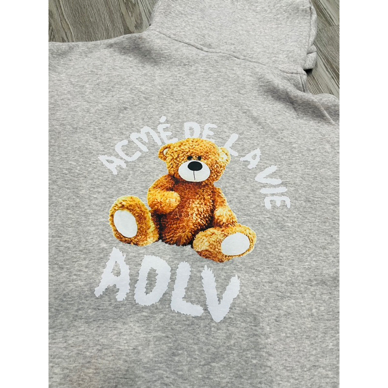 ÁO KHOÁC HOODIE ZIP A.D.L.V GẤU - HÀNG CHUẨN FULLTAG MAC BOC HÃNG
