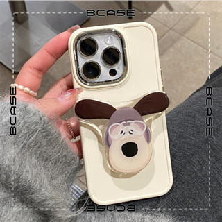 Ốp Điện Thoại iphone camera bạc hình Cún cận pop 3D nổi Silicon Dẻo cạnh vuông IP 14 13 12 11 Pro Plus Max 6 7 8 xx52