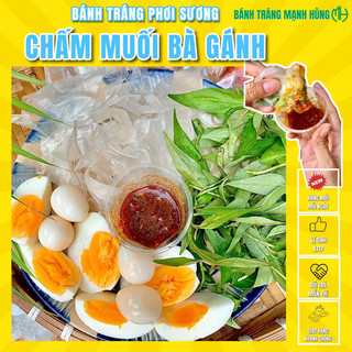 Bánh tráng rìa phơi sương CHẤM MUỐI BÀ GÁNH - Bánh tráng Mạnh Hùng