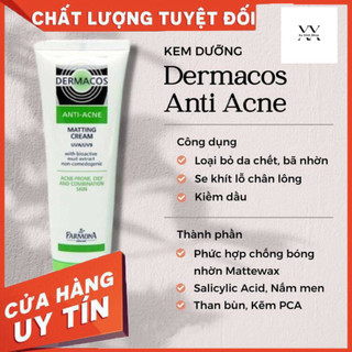 Kem Dưỡng Dermacos Anti-Acne Matting Cream 50Ml - Giảm nhờn, ngừa mụn