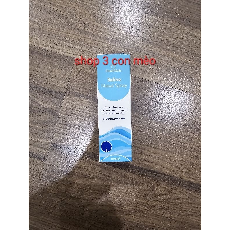 Xịt mũi Essentials saline
