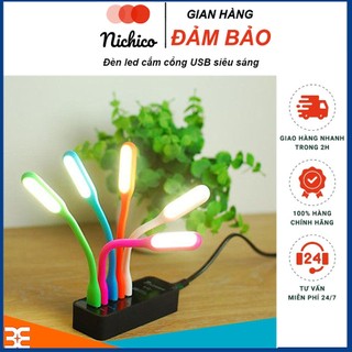 Đèn led mini USB siêu sáng cắm nguồn cục sạc điện thoại, laptop, sạc dự phòng (giao màu ngẫu nhiên)