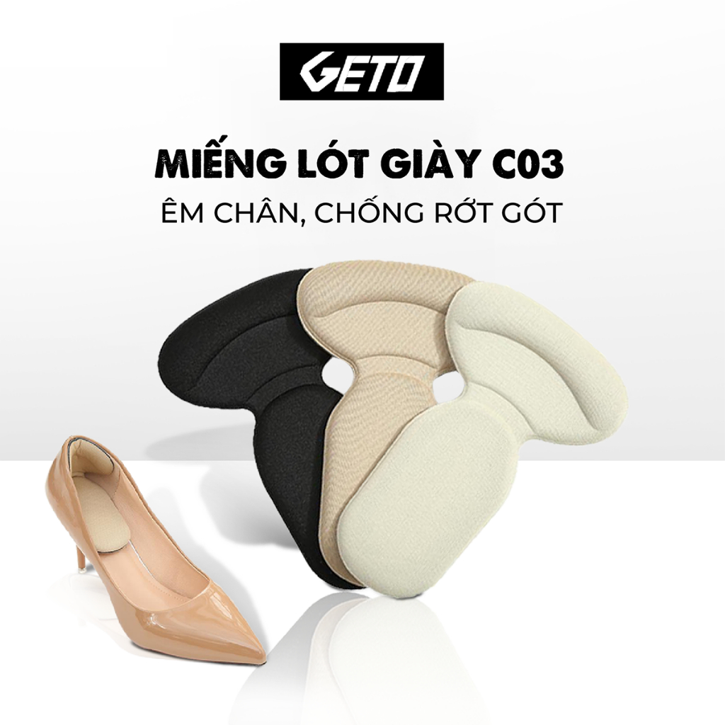 Lót Giày Chống Rộng, Chống Rớt Gót Cao Cấp, Bảo Vệ Chân Khi Mang Giày - Lót Giày Giá Sỉ - C03